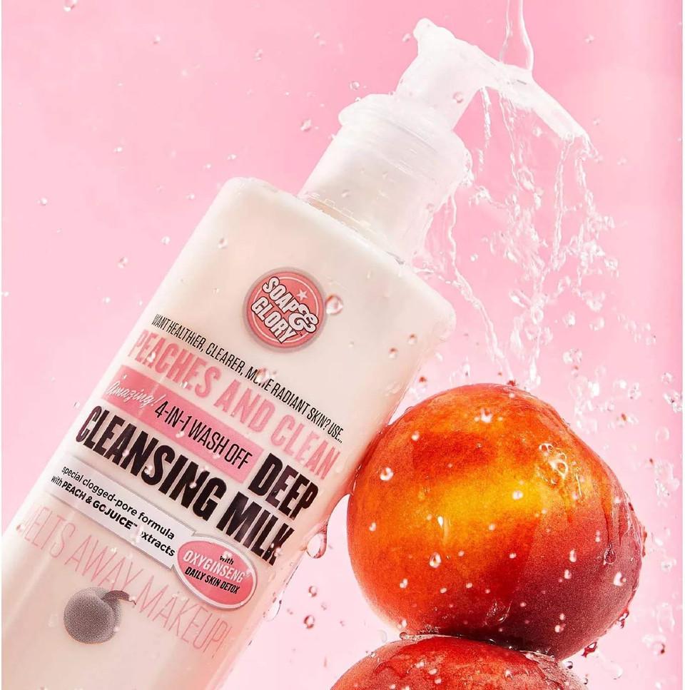 Soap & Glory Peaches And Clean Deep Cleansing Milk 350ml