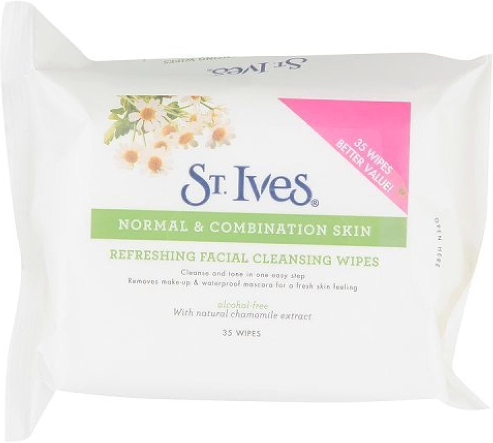 St Ives Refreshing Facial Cleansing Wipes - 35 Wipes