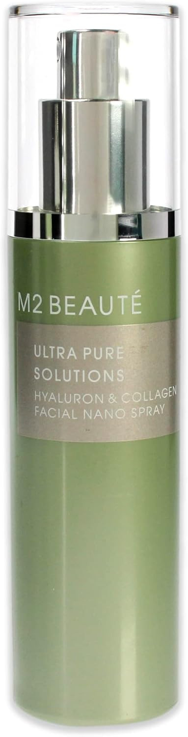 M2 Beaute Ultra Pure Solutions Hyaluron and Collagen Facial Nano Spray For Women 2.5 oz Facial Spray