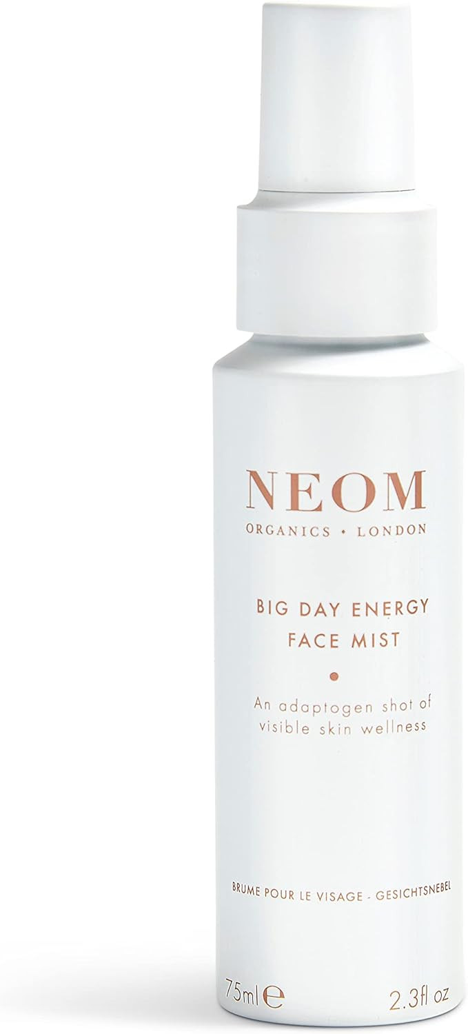 NEOM- Big Day Energy Face Mist, 75ml | Calms, Refreshes & Energises | Eucalyptus, Rosemary & Patchouli | For bright, dewy skin | Vegan | 100% Natural Fragrance