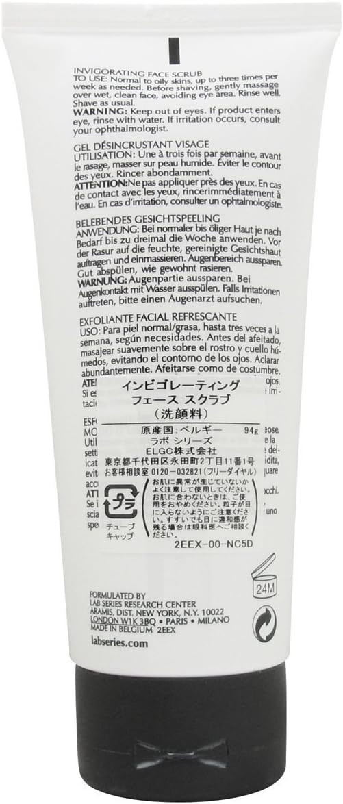 Lab Series For Men Invigorating Face Scrub 100ml