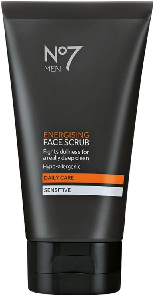 (2 PACK) No7 Men Energising Face Wash x 150ml & No7 Men Energising Face Scrub x 150ml
