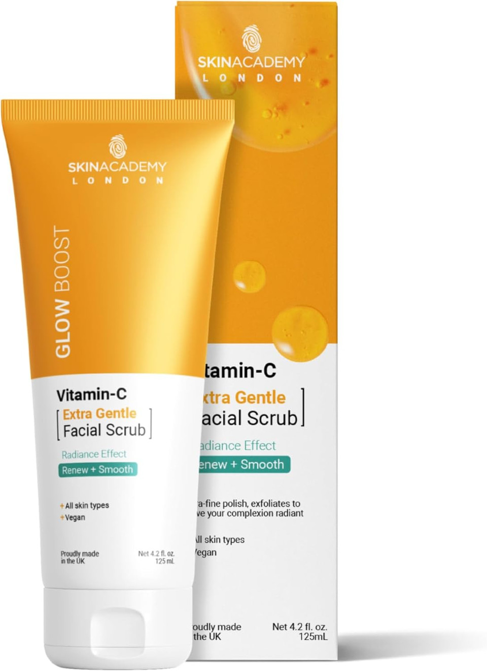Skin Academy London | Botanical Beauty Purifying Facial Scrub | 98% Nature Derived | Vegan | 125ml Skin Academy London | Botanical Beauty Purifying Facial Scrub | 98% Nature Derived | Vegan | 125ml