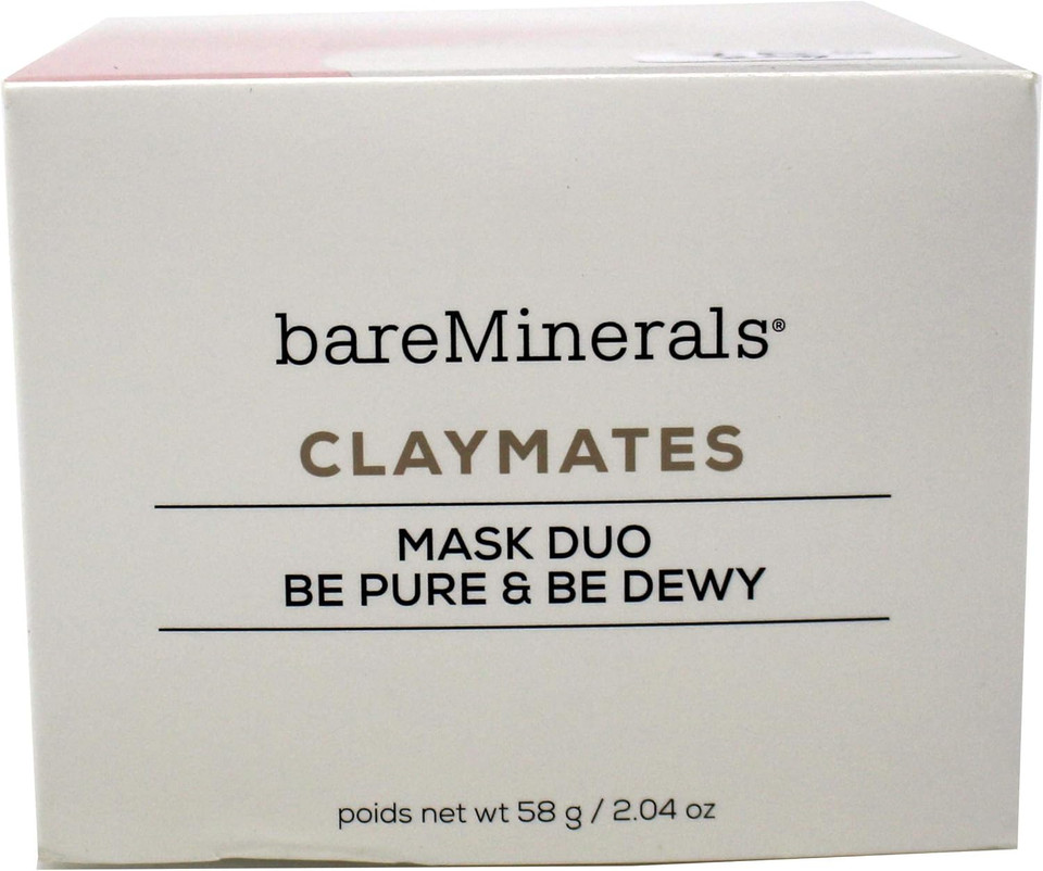 CLAYMATES MASK DUO - BE PURE & BE DEWY, 58g