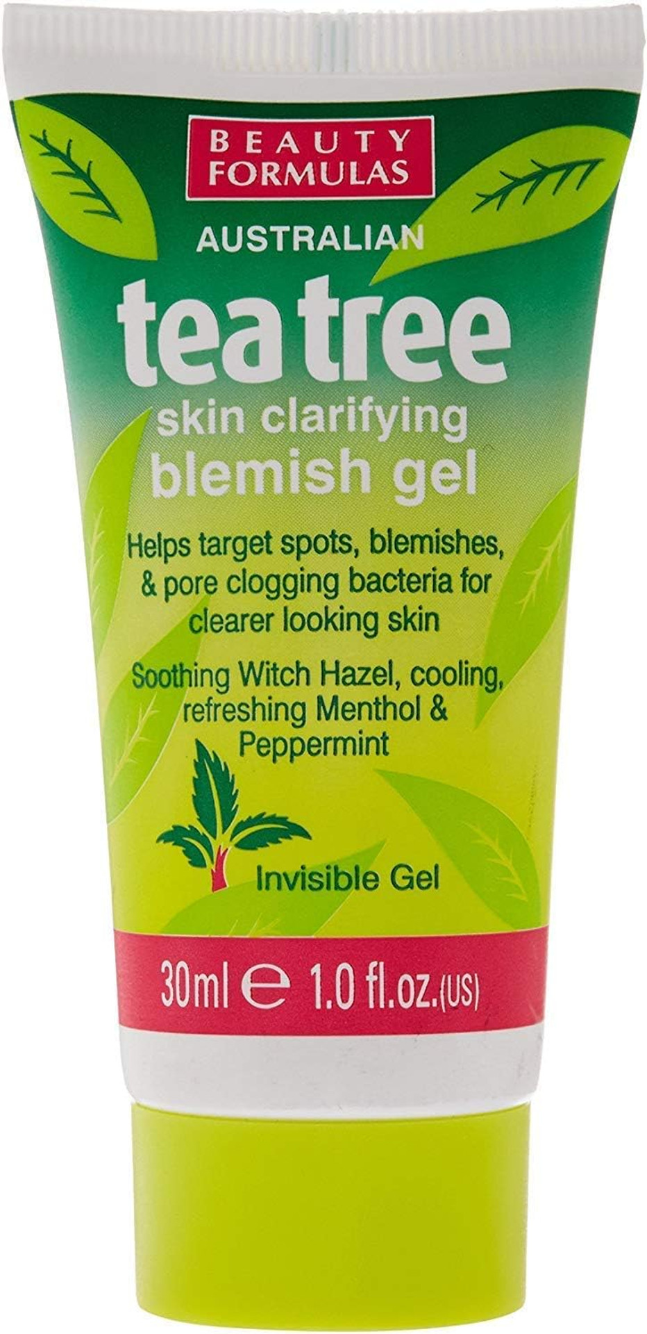 3 x Tea Tree Skin Clarifying Blemish Gel Formulas for Beauty - 30ml