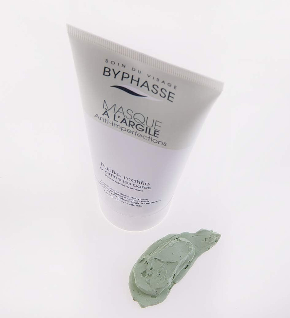 BYPHASSE - Masque à l'Argile - Anti Imperfections - Peaux Mixtes à grasses -150ml