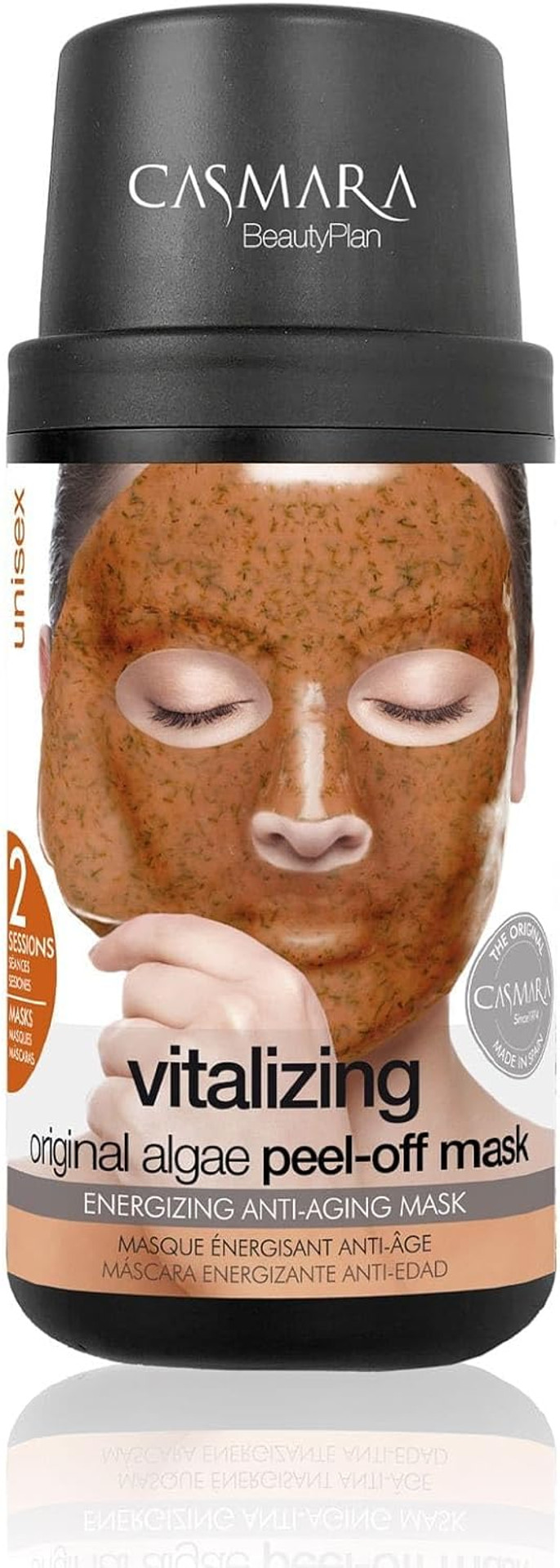 Skin Care Casmara Vitalizing Mask Kit Especially for Skin with Visible Signs of Fatigue and Stress - 2 Mask + 1 Ampoule 4 Ml ENERGIZING & ANTI-AGING