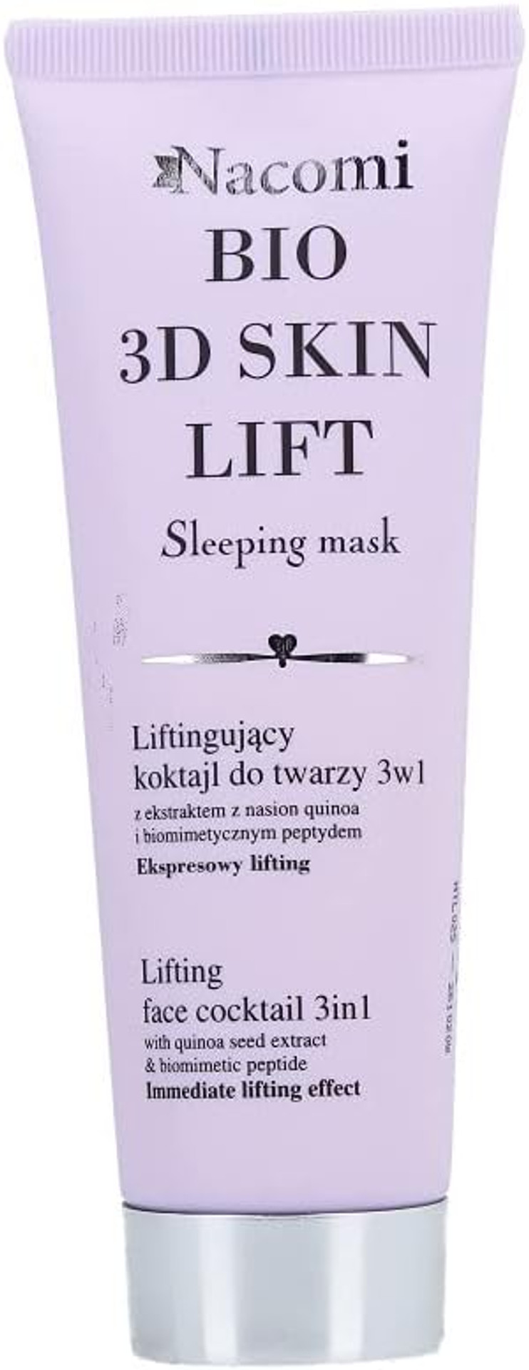 Nacomi Natural Creamy Face Mask Bio 3D Skin Lift 85ml