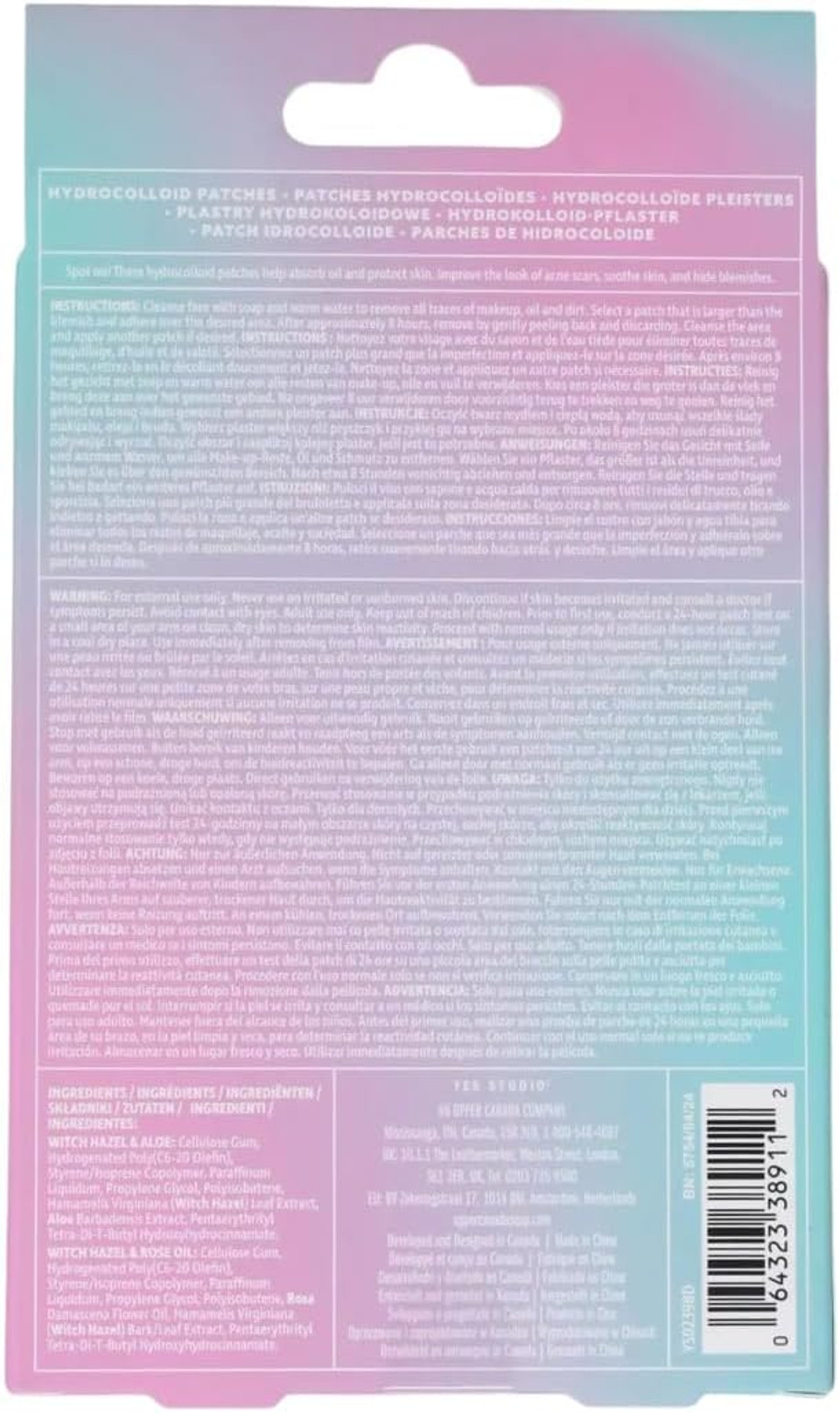 Yes Studio Hydrocolloid Blemish Dot Patches 72 Pieces Value Pack Assorted Sizes, Cleanse, Smooth and Soothe with Infused Witch Hazel, Aloe Vera & Rose Oil Yes Studio Hydrocolloid Blemish Dot Patches 72 Pieces Value Pack Assorted Sizes, Cleanse, Smooth and Soothe with Infused Witch Hazel, Aloe Vera & Rose Oil