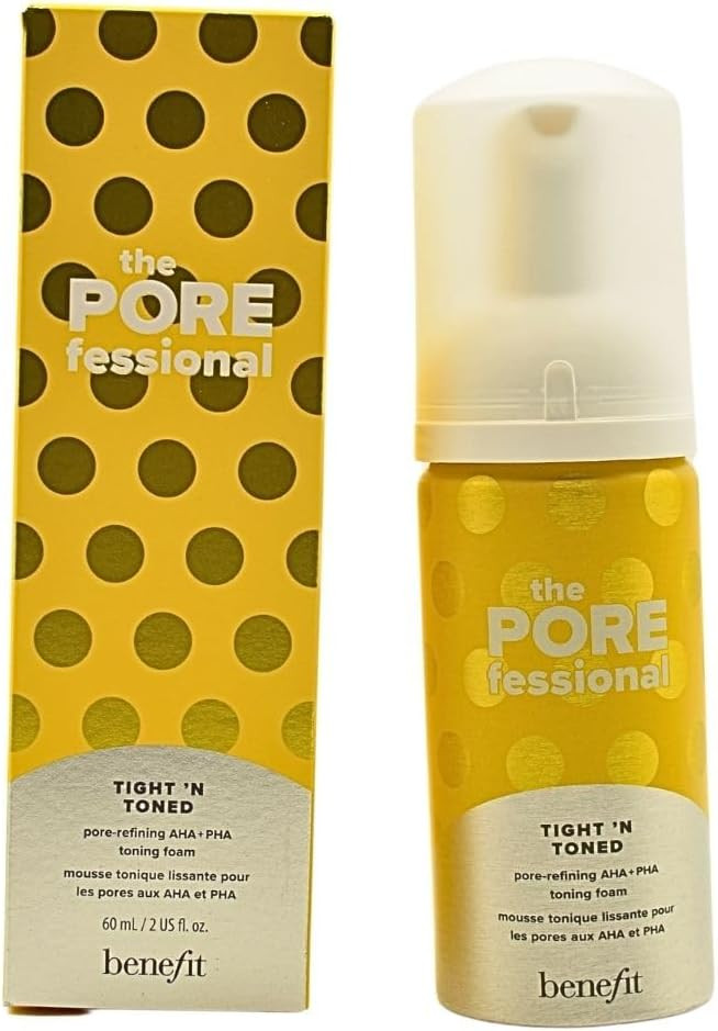 BENEFIT The POREfessional Tight 'N Toned AHA + PHA Toning Foam Mini 60 ml