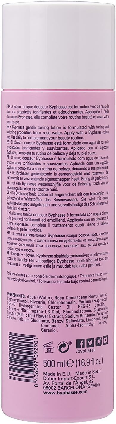 BYPHASSE - Face Soft Toner Lotion (alcohol free) 500ml