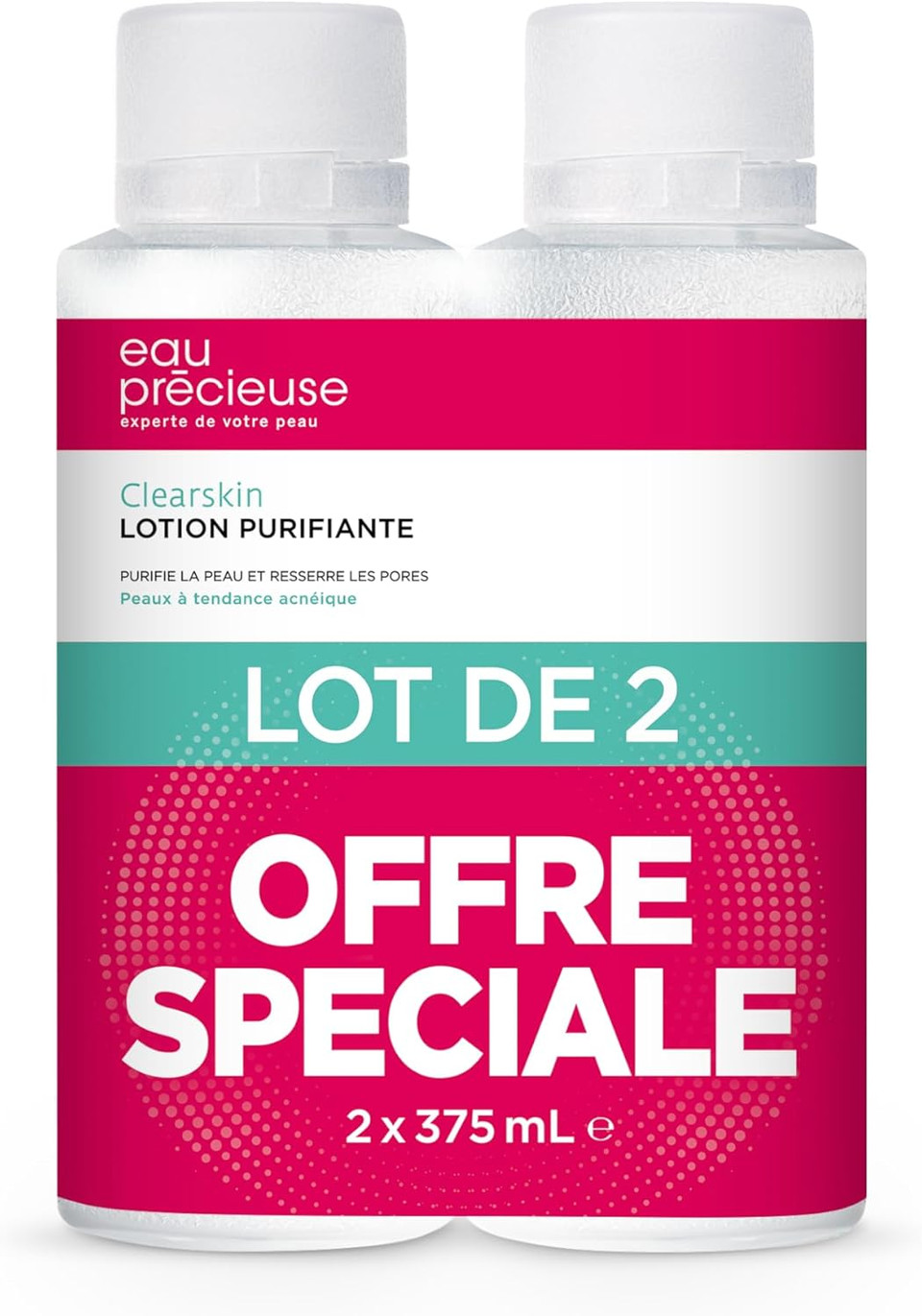Eau Précieuse Clearskin Purifying Lotion 2 x 375ml