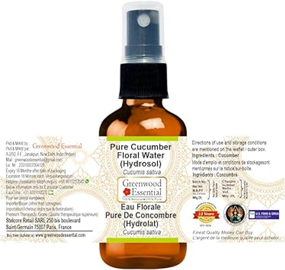 Greenwood Essential Pure Chamomile Floral Water (Hydrosol) (Matricaria recutica) 100% Natural Therapeutic Grade for Skin - 100ml (3.38 oz) Greenwood Essential Pure Chamomile Floral Water (Hydrosol) (Matricaria recutica) 100% Natural Therapeutic Grade for Skin - 100ml (3.38 oz)