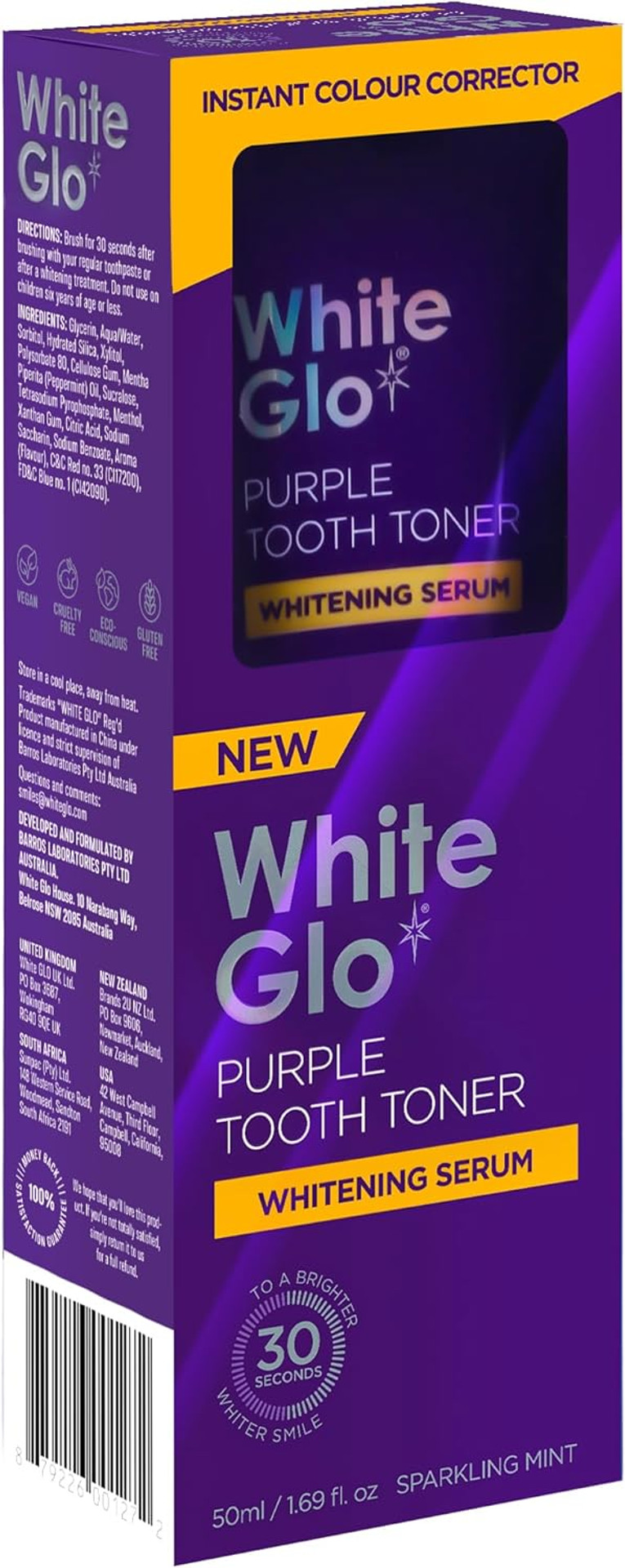 Purple Tooth Toner Whitening Serum
