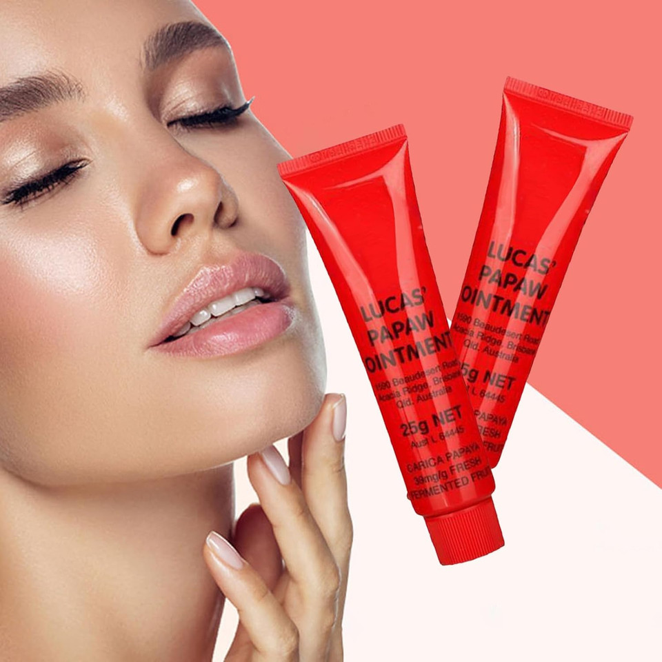 Lucas Papaw Ointment, Natural Pawpaw Cream for Smoothing and Soothing, Lip Balm for Skin, Lips, Hands and Cuts (1 Piece)