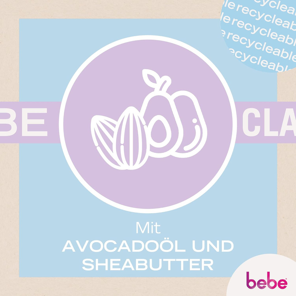 bebe Classic Lip Balm with Avocado Oil (12 x 4.9 g)