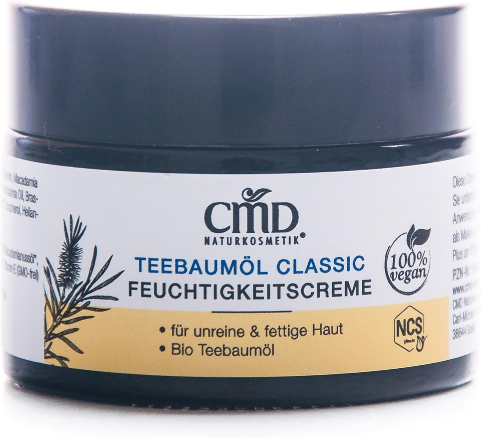 CMD Naturkosmetik Moisturizing Cream Tea Tree Oil Cosmetics