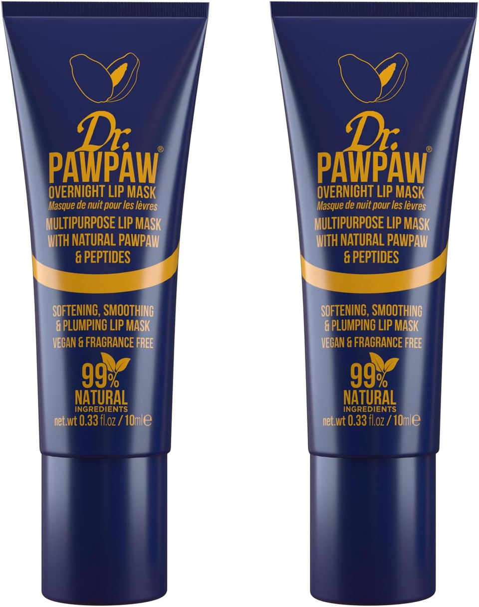 Dr.PAWPAW Original Balm, Multi-Purpose Natural No Fragrance Balm for Hydrating Lips, Skin, Hair, Cuticles, Nails & Beauty Finishing (2 x 10 ml) Dr.PAWPAW Original Balm, Multi-Purpose Natural No Fragrance Balm for Hydrating Lips, Skin, Hair, Cuticles, Nails & Beauty Finishing (2 x 10 ml)