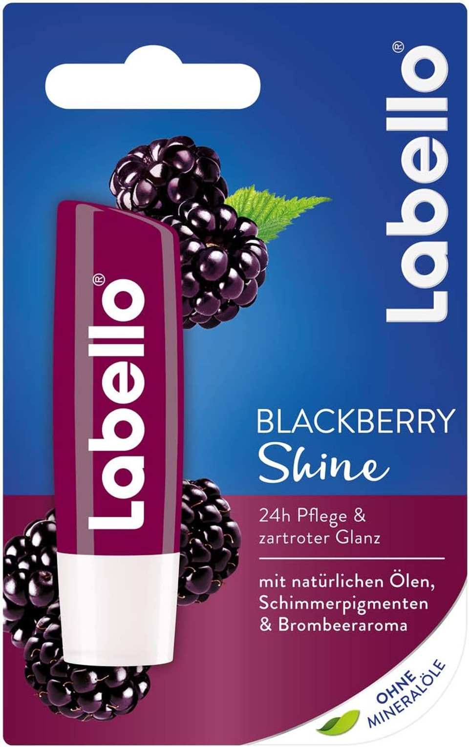 LABELLO Blackberry Shine Lip Balm, 4.8 g