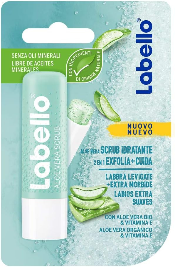 Moisturizing Scrub - Lip Balm with Aloe Vera