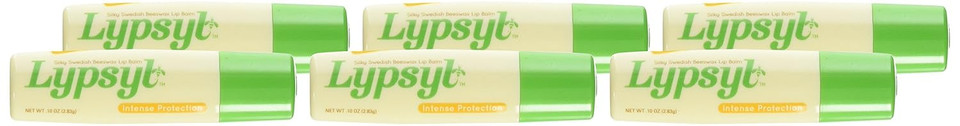 Lypsyl Intense Protection Original Mint, Lip Balm 0.10 oz (Pack of 6)