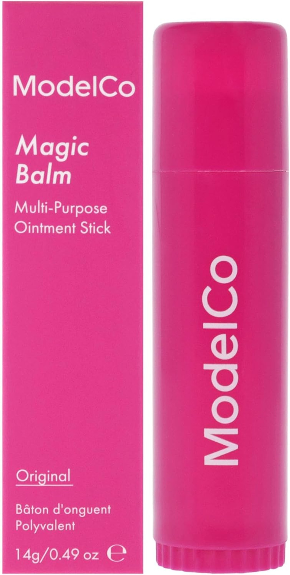 ModelCo - Magic Balm - Original - Multi-Purpose Ointment Stick - Sleek Retractable Moisturizing Balm - Provides an Instant Boost of Hydration - Enriched Formula Heals Dehydrated Areas - 0.05 oz