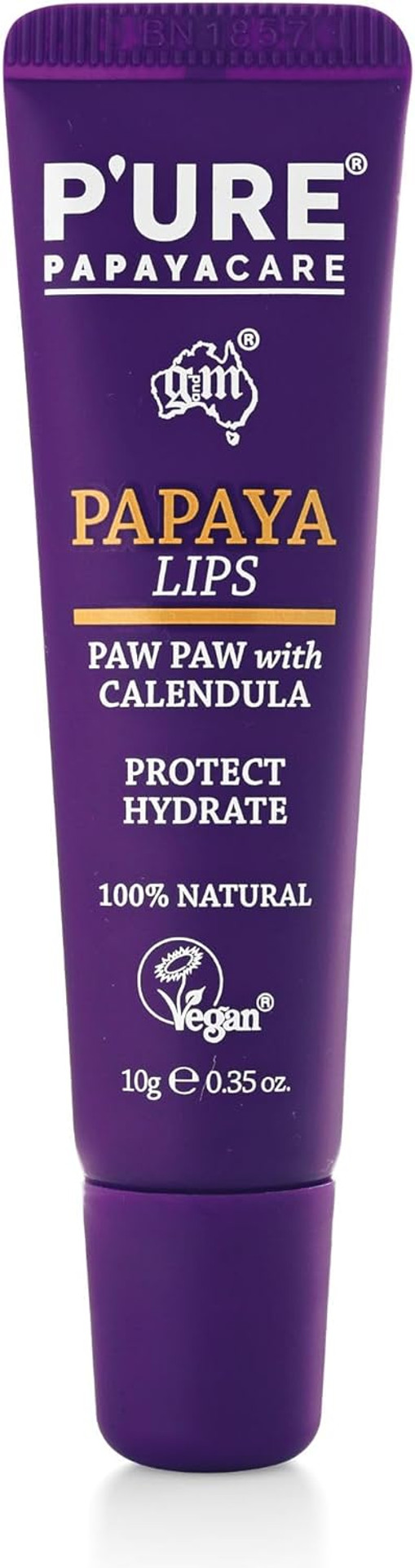 Paw Paw Lip Balm - P'URE Papaya Care Organic Hydrating Lip Balm Best Dry Lip Treatment