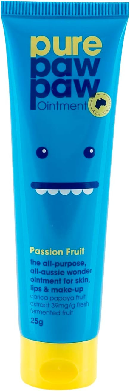 Pure Paw Paw Australian Ointment with Passion Fruit to Smooth and Soothe, Suitable For Lips, All Skin Types and Makeup 25g