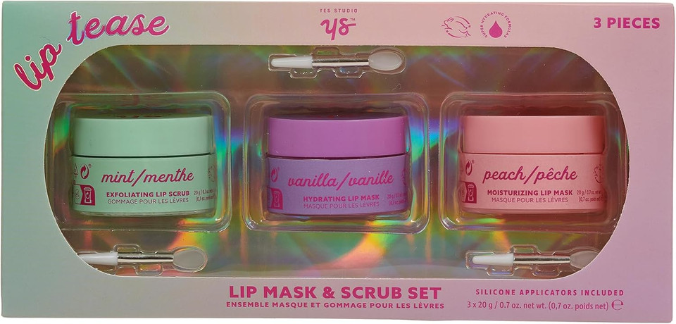 Lip Mask & Scrub Set of 3 Treatments - Yes Studio