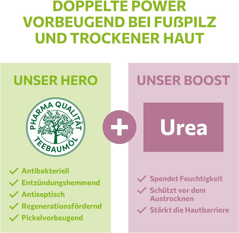 alkmene foot cream with Australian tea tree oil - intensive care for dry and chapped skin - vegan foot care without silicones, parabens & mineral oil - foot cream in a pack of 3 (3x 100 ml) alkmene foot cream with Australian tea tree oil - intensive care for dry and chapped skin - vegan foot care without silicones, parabens & mineral oil - foot cream in a pack of 3 (3x 100 ml)