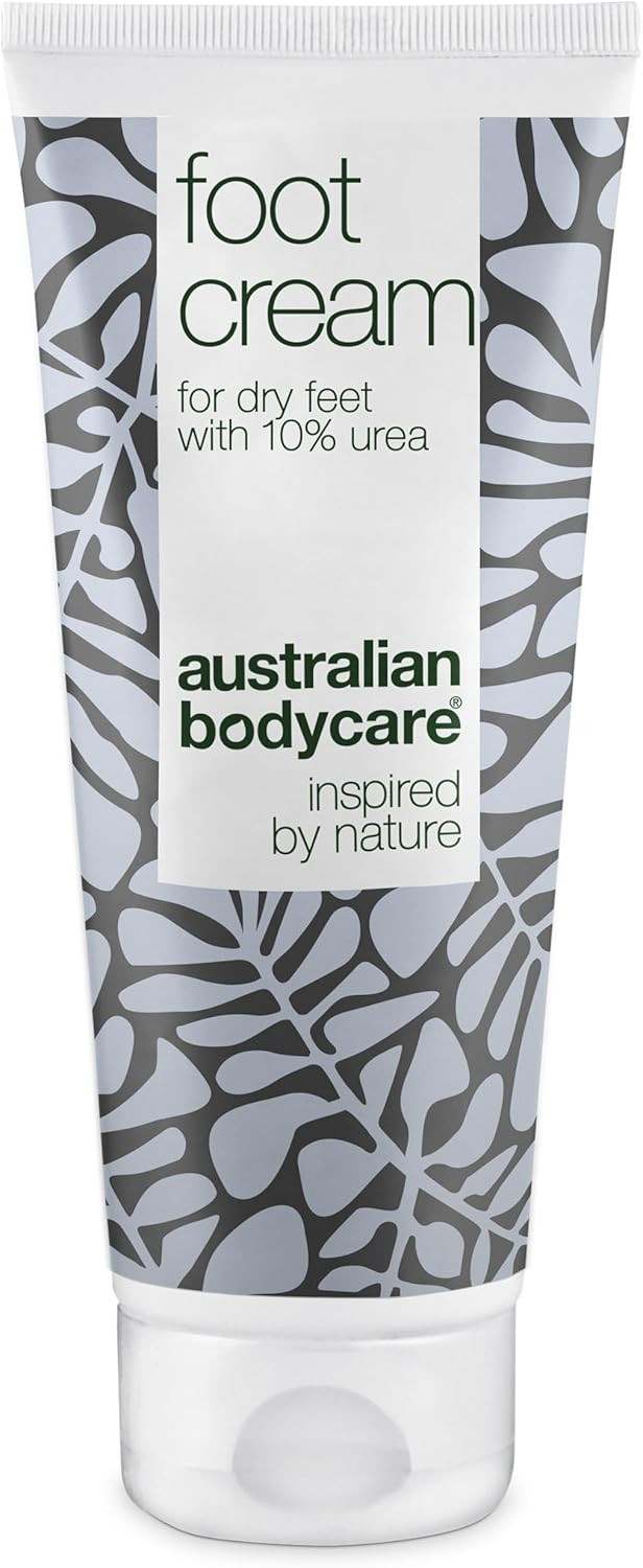 Foot Cream from Australian Bodycare 100ml | Hard Skin Remover for Women & Men | Treatment against Hard, very Dry & Cracked Feet with 10% Urea | Foot Care against Sweaty Feet with Tea Tree Oil