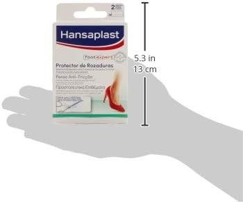 Hansaplast 2 Pack Anti Blister Adhesive Dressing, Anti Blister Relief Anti Friction Invisible Protection, Strong Adhesion, Waterproof