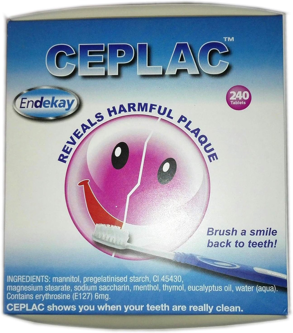 Endekay Erythrosine Dental Disclosing Tablets, 240 Count