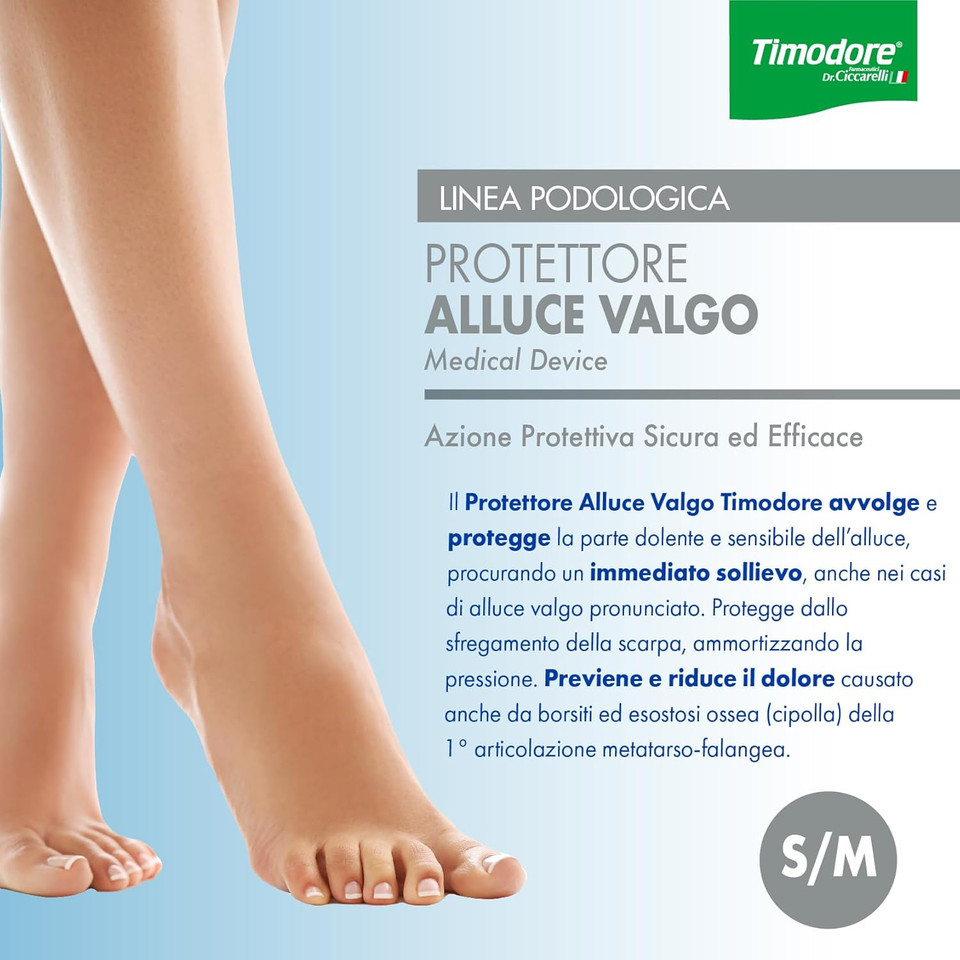 Ciccarelli ALLUCE Protector VALGO Small/Medium Size - 20g
