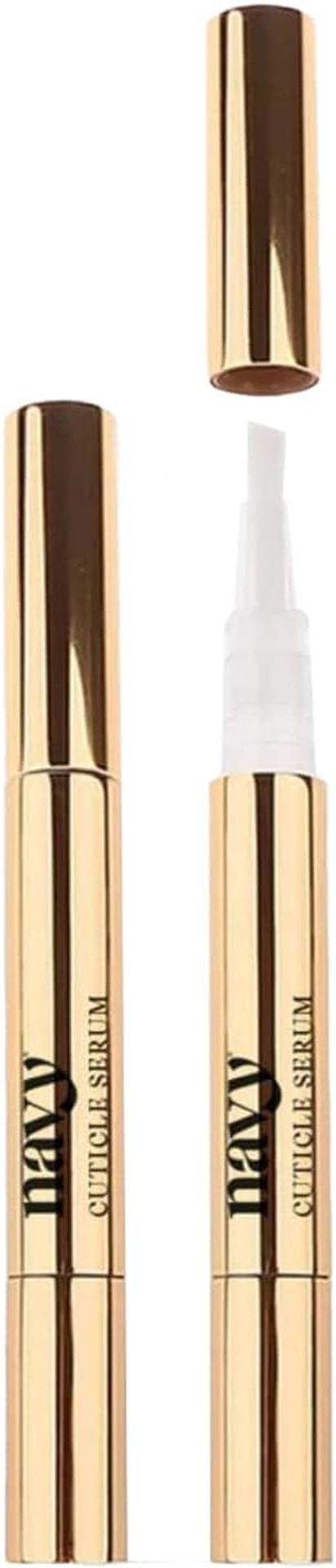 Navy Cuticle Oil Pen 4ml  Hydrating Nail & Cuticle Serum with Collagen, Jojoba & Argan Oil | Refillable Travel Size | Nourishing Cuticle Cuticle Treatment | Made in UK