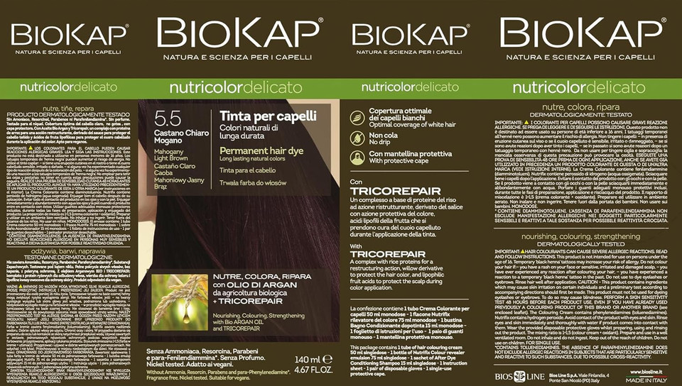 Biosline Hair Dyeing, 210 g