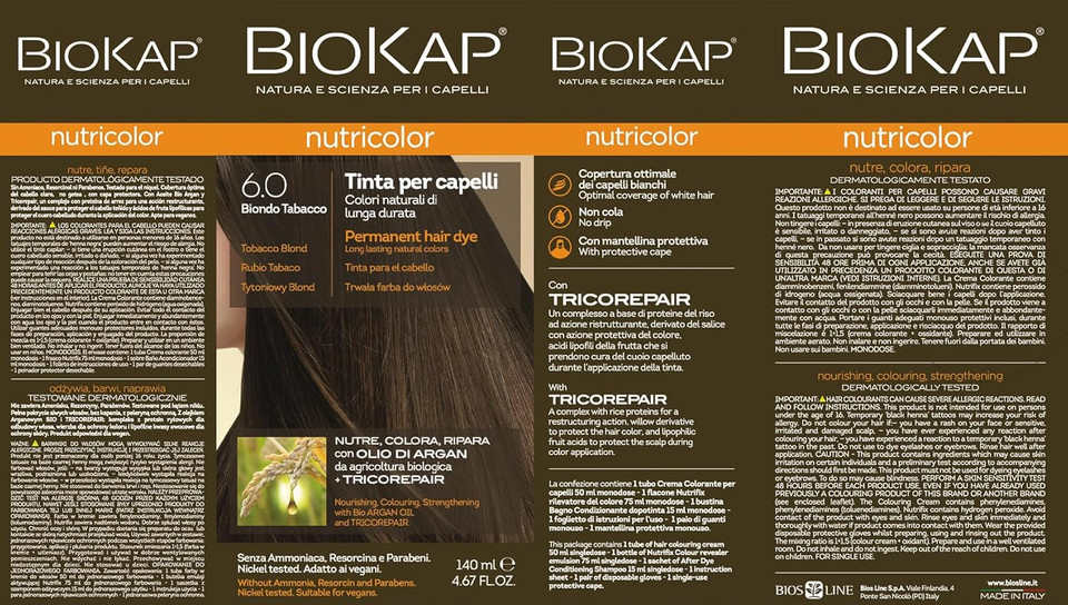 Biosline Unisex Hair Dyeing, 140 ml