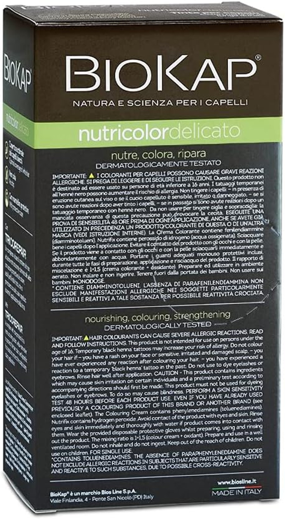 Biokap Nutricolor Del 4,05 chocolate brown 140 ml