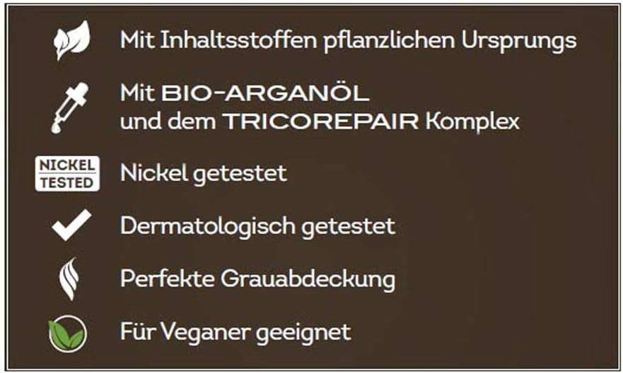 BIOKAP RAPID Permanent Hair Colour 2.9 Dark Chocolate Brown Only 10 Minutes Reaction Time Organic Argan Oil TricoREPAIR Complex Vegan Optimal Grey Coverage Up to 80% Natural Ingredients