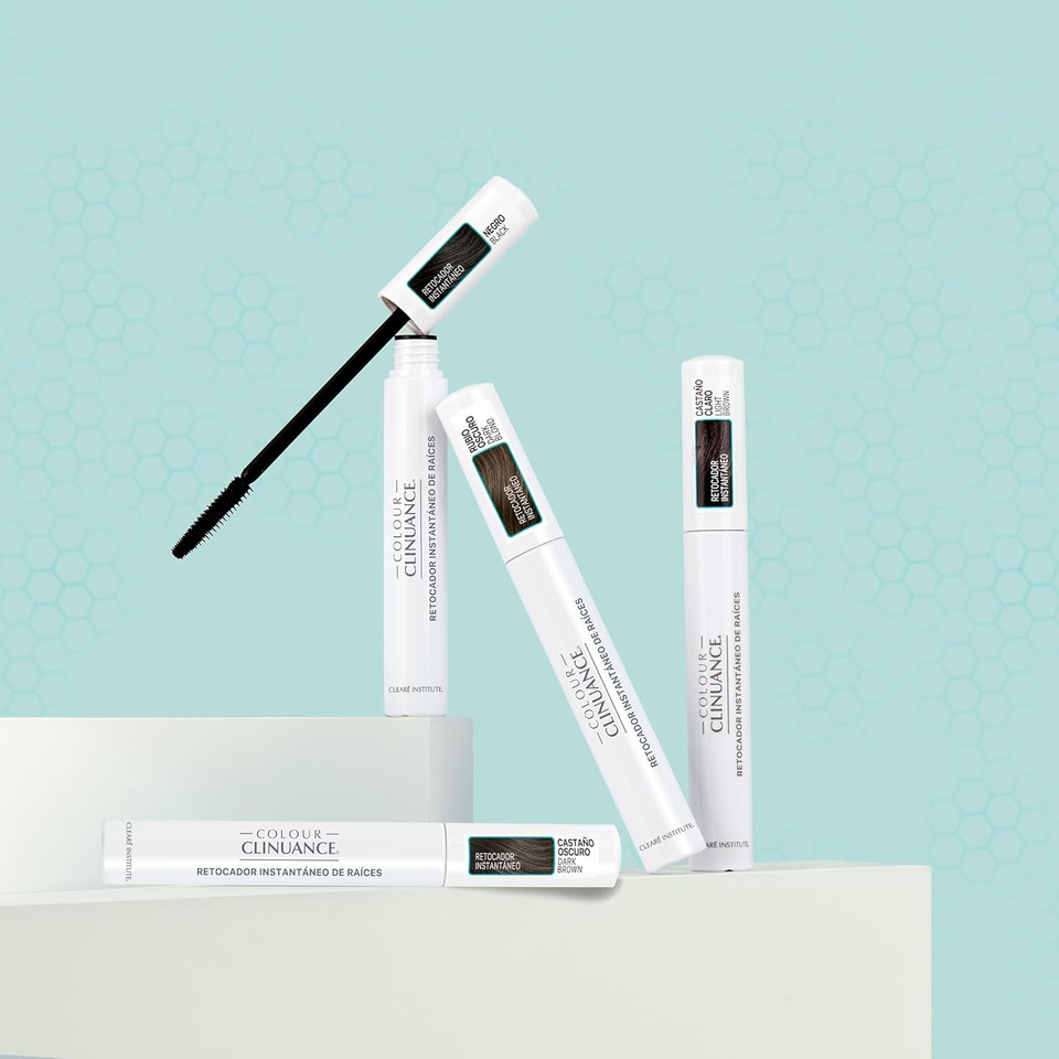 Colour Clinuance Temporary Instant Retoucher for First Grey Hair, Roots and Eyebrows Quick and Easy to Use Perfect Coverage and Maximum Precision Black Colour 10 ml