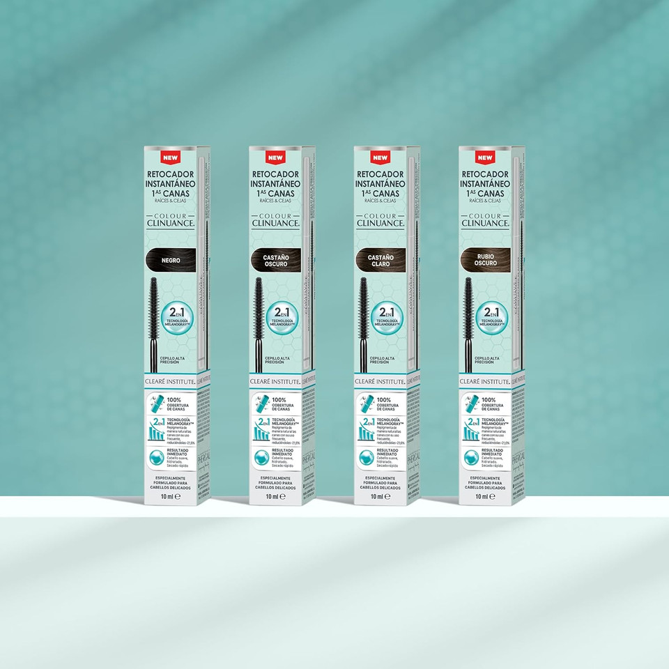 Colour Clinuance Temporary Instant Retoucher for First Grey Hair, Roots and Eyebrows Quick and Easy to Use Perfect Coverage and Maximum Precision Black Colour 10 ml
