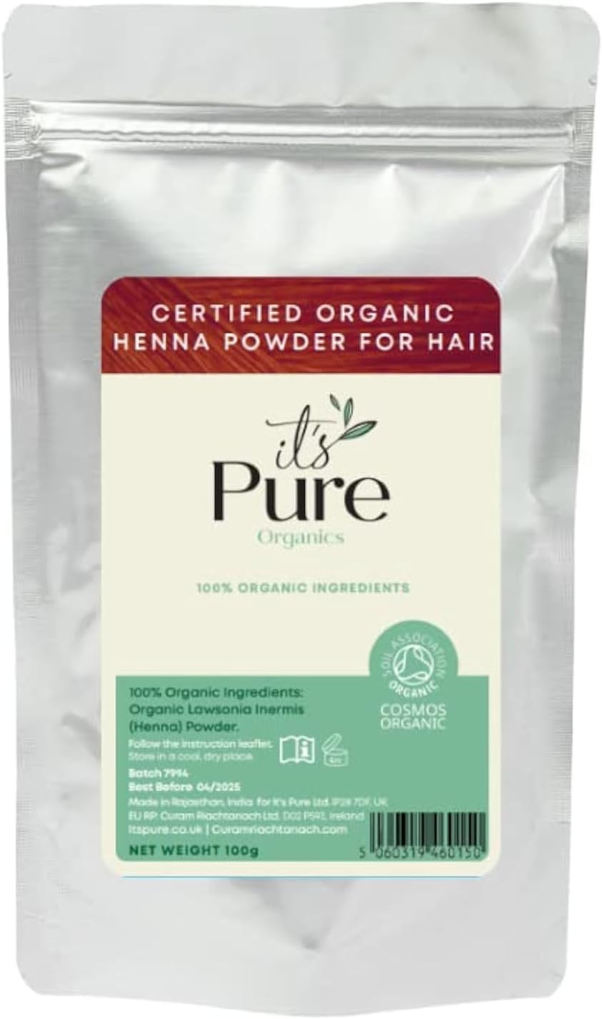 Certified Organic Pure Indigo Powder 100g