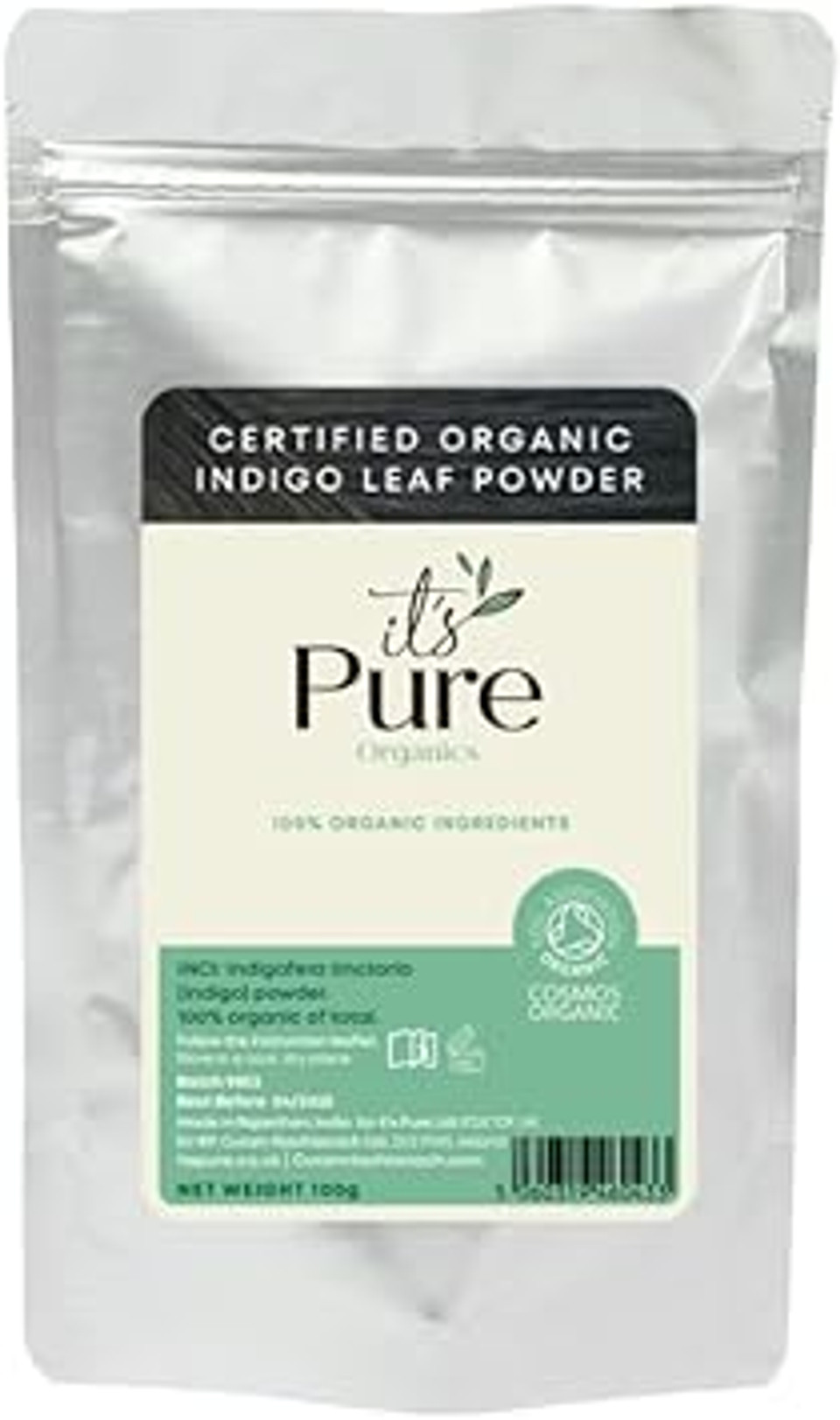 Soil Association Certified Organic Indigo Powder 500g