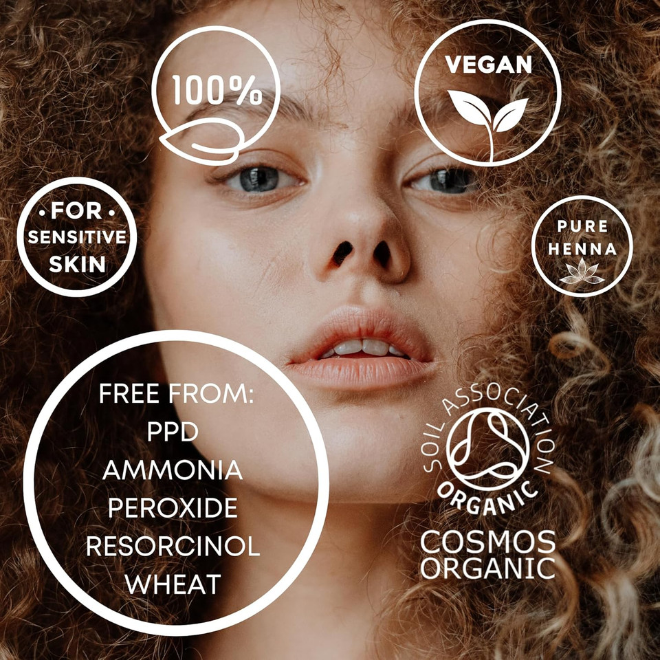 It's Pure Organic Henna Hair Dye in Natural Brown | 100% Natural, Vegan, & Gluten Free | PPD Free Hair Dye, Ammonia Free, Resorcinol Free, & Peroxide Free | Volumising, Strengthening, & Revitalising | It's Pure Organic Henna Hair Dye in Natural Brown | 100% Natural, Vegan, & Gluten Free | PPD Free Hair Dye, Ammonia Free, Resorcinol Free, & Peroxide Free | Volumising, Strengthening, & Revitalising |