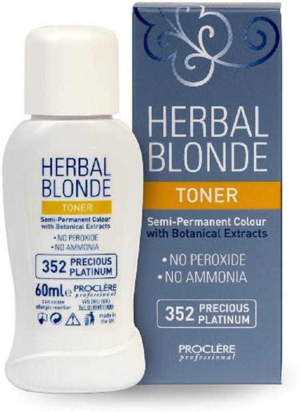 Proclere Herbal Blonde Toner 352 - Precious Platinum 65ML