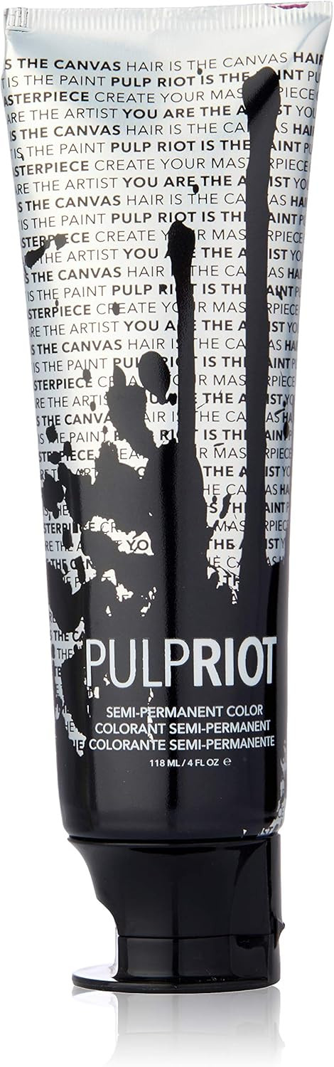 Pulp Riot Semi-Permanent Hair Color for Unisex, Jam Violet, 4 Ounce'