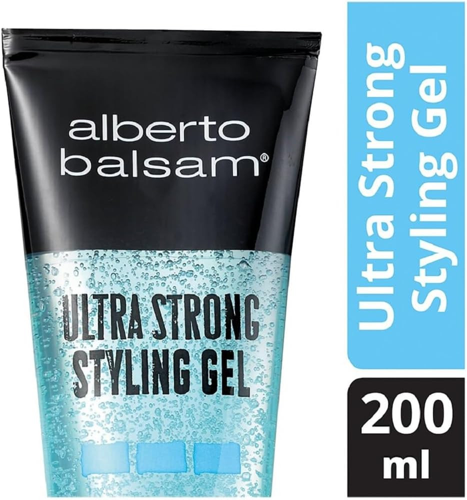 Alberto Balsam Ultra Strong Styling Gel (200ml) - Pack of 2