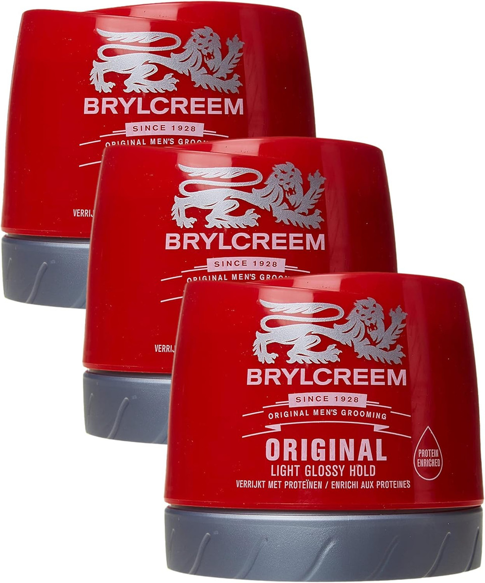 Brylcreem Protein Enriched Hair Styling Cream, 250ml (Pack of 3)