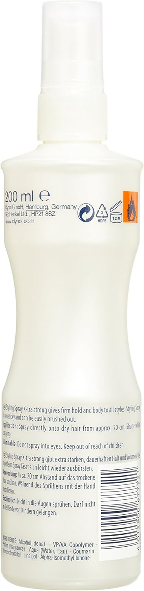 Xtra Strong Styling Spray 200 ml