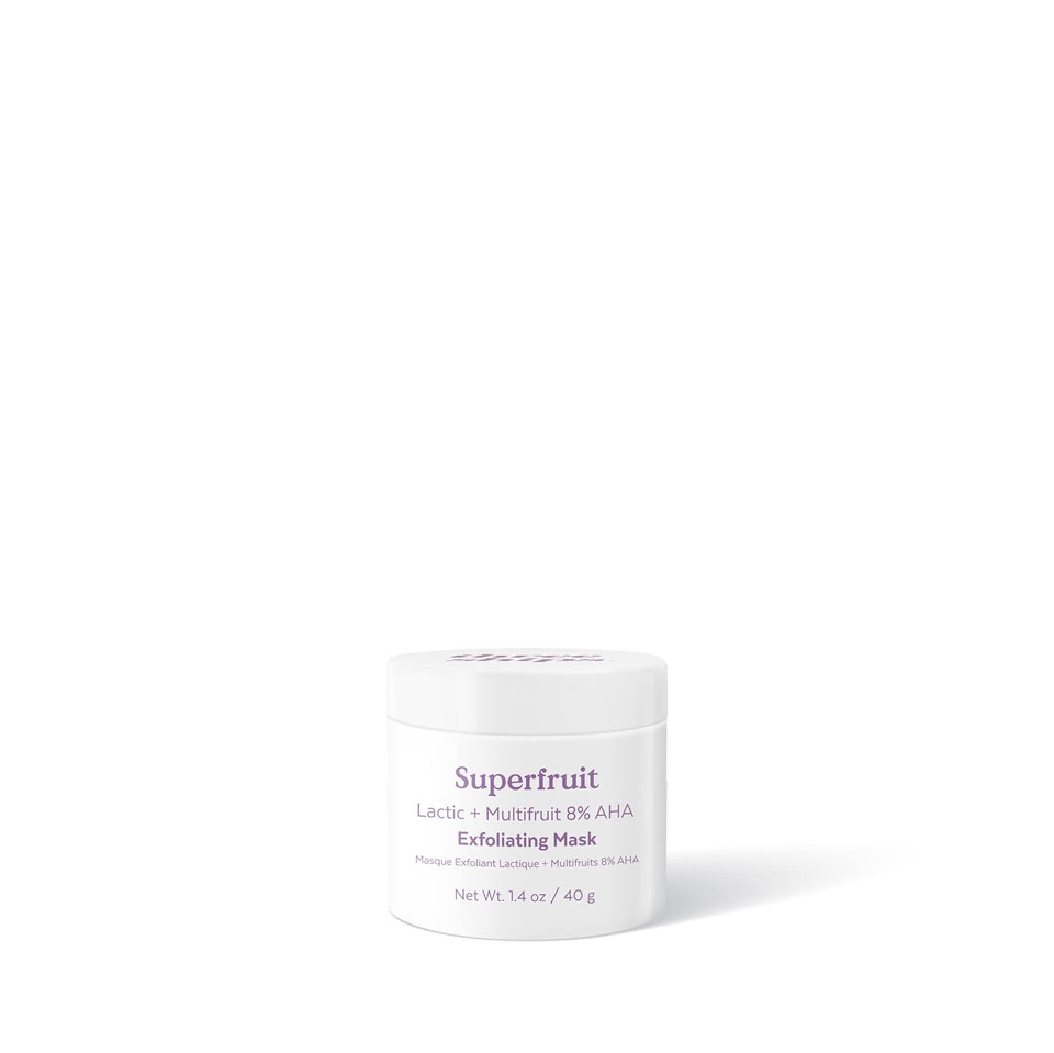 Three Ships Superfruit Lactic And Multifruit 8% Aha Exfoliating Mask ÃÂ As Seen On Dragonsã¢Â Den ÃÂ Natural Vegan Face Mask Scrub ÃÂ Exfoliating Treatment Mask For Face ÃÂ All Skin Types, 1.4 Oz